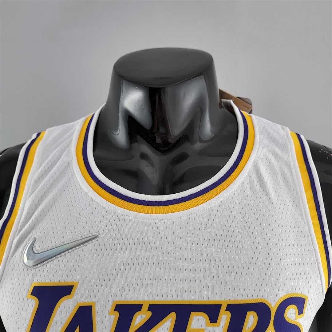 75th Anniversary IRVING #11 Los Angeles Lakers White NBA Jersey 6