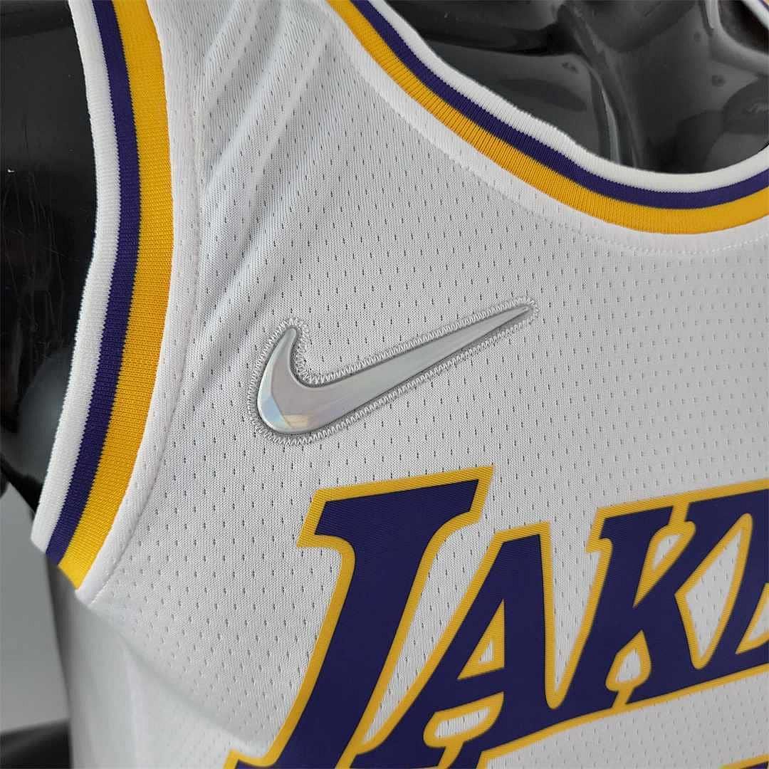 75th Anniversary IRVING #11 Los Angeles Lakers White NBA Jersey 7