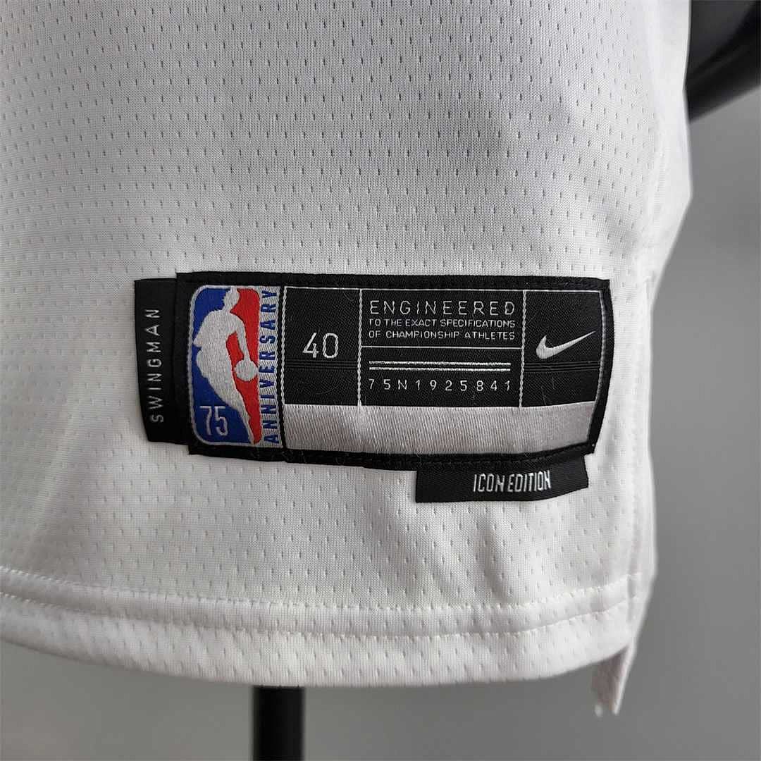 75th Anniversary IRVING #11 Los Angeles Lakers White NBA Jersey 9