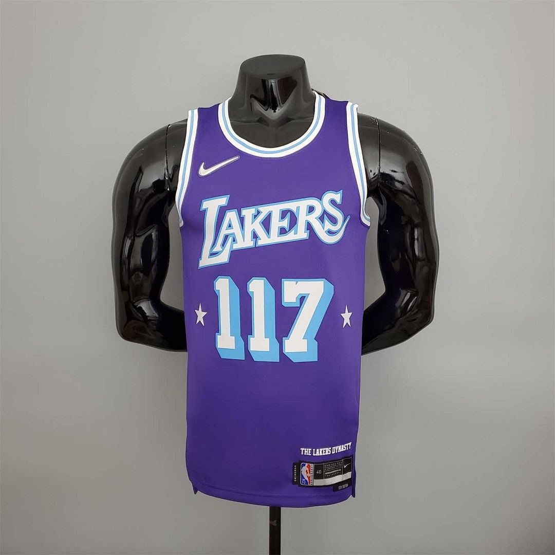 75th Anniversary master chief#117 Lakers White X-BOX Co-branded Purple