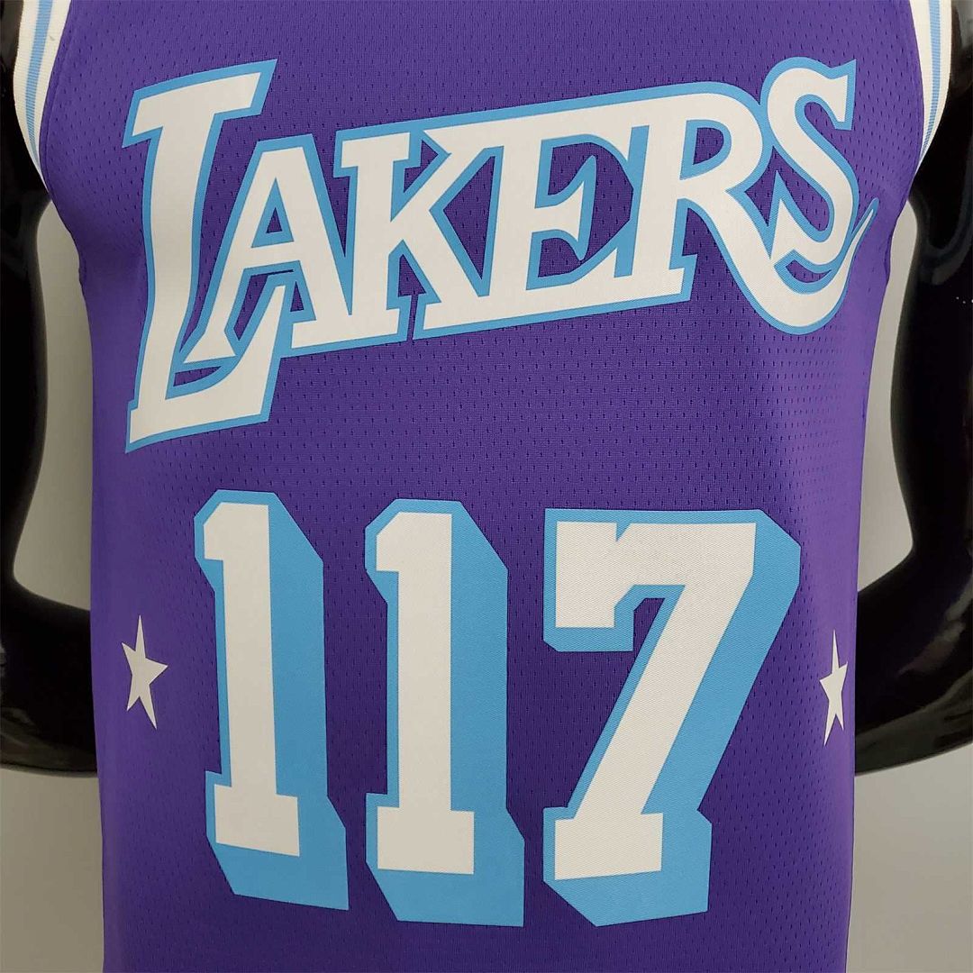 75th Anniversary master chief#117 Lakers White X-BOX Co-branded Purple 5