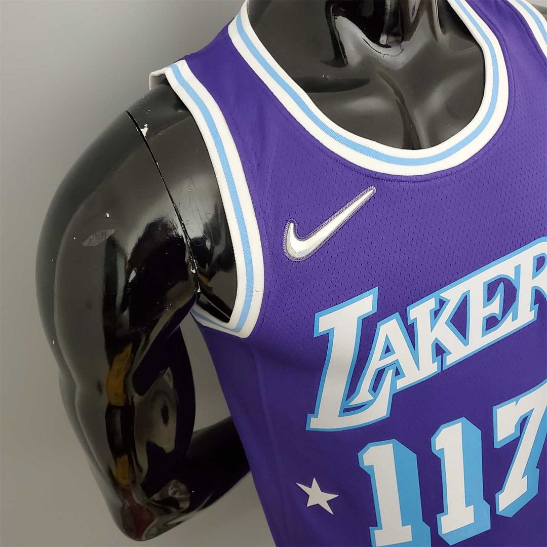75th Anniversary master chief#117 Lakers White X-BOX Co-branded Purple 7