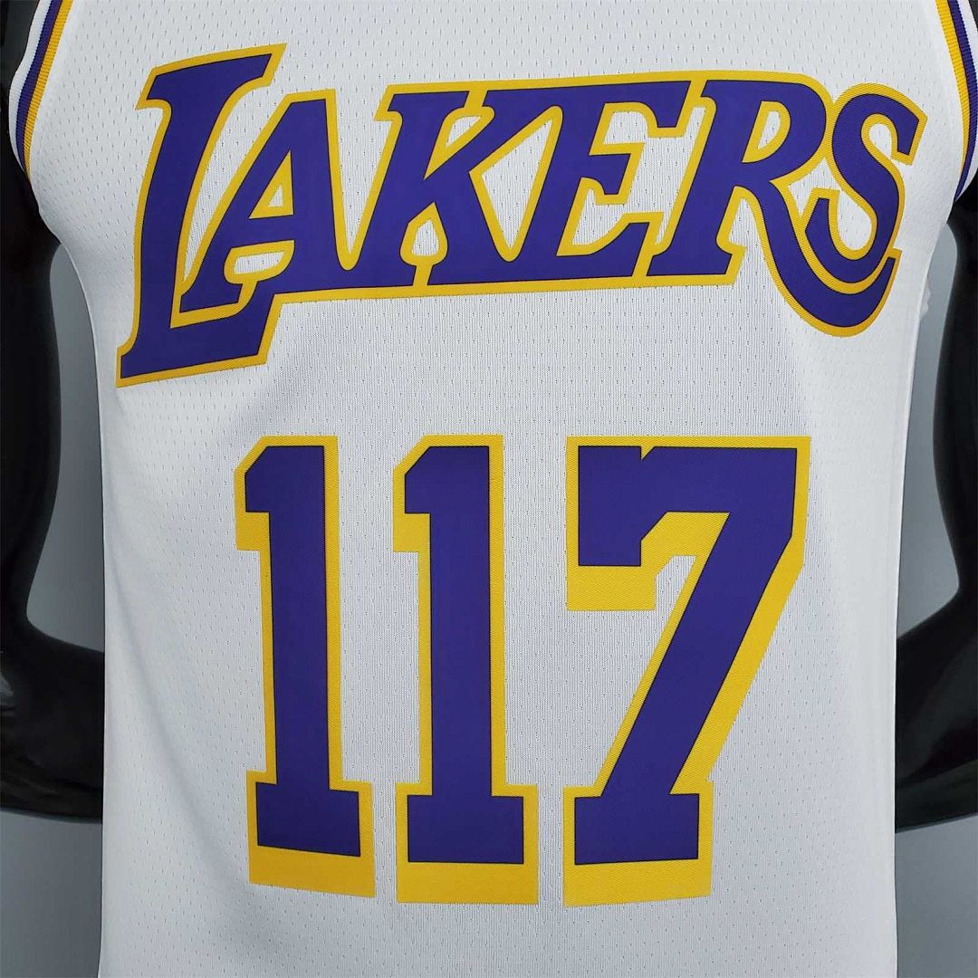 75th Anniversary master chief#117 Lakers White X-BOX Joint White 2