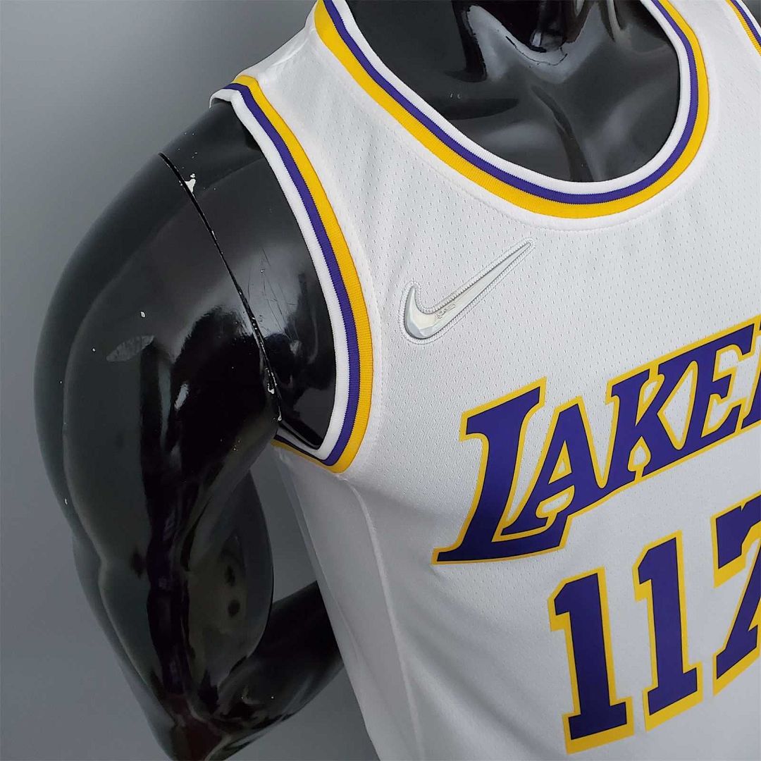 75th Anniversary master chief#117 Lakers White X-BOX Joint White 4