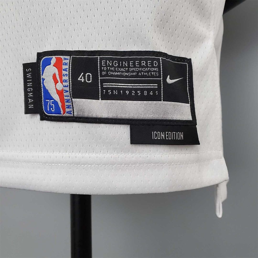 75th Anniversary master chief#117 Lakers White X-BOX Joint White 5