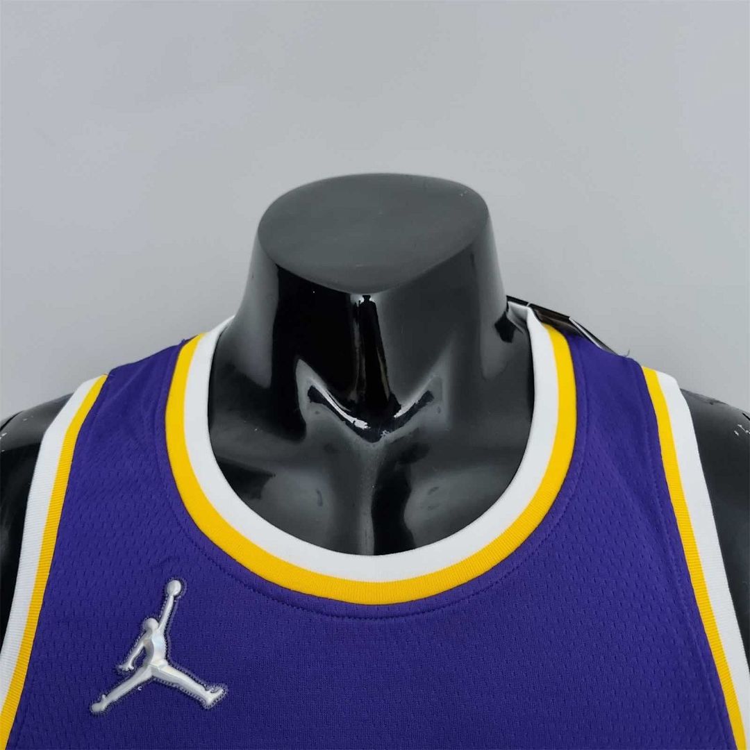 75th Anniversary Rondo #4 Los Angeles Lakers Jordan Purple NBA Jersey 6
