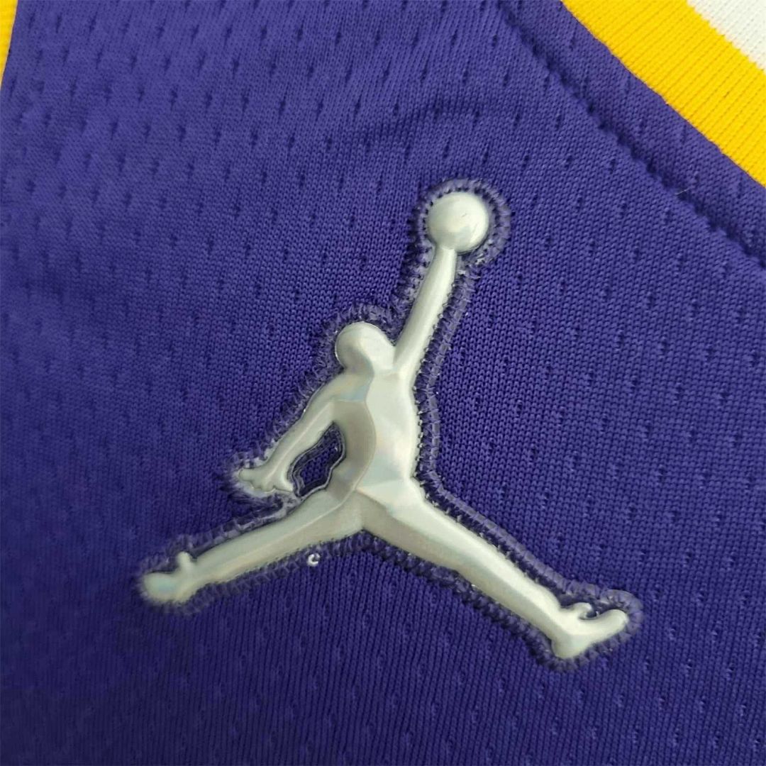 75th Anniversary Rondo #4 Los Angeles Lakers Jordan Purple NBA Jersey 7