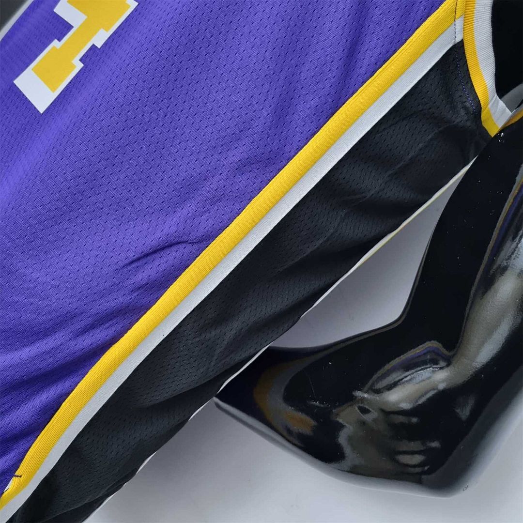 75th Anniversary Rondo #4 Los Angeles Lakers Jordan Purple NBA Jersey 9