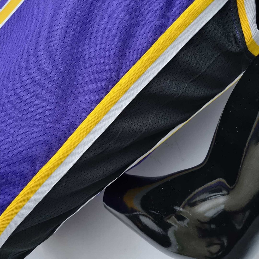75th Anniversary Westbrook #0 Los Angeles Lakers Jordan Purple NBA Jersey 9