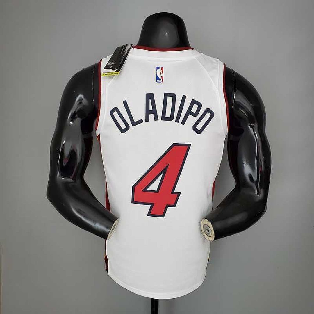 Miami Heat OLADIPO#4 white 4