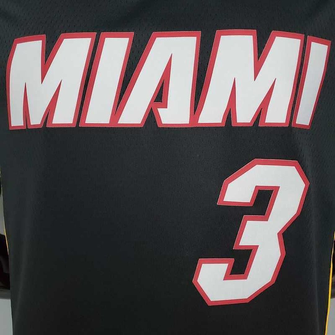 Miami Heat WADE#3 Black 4