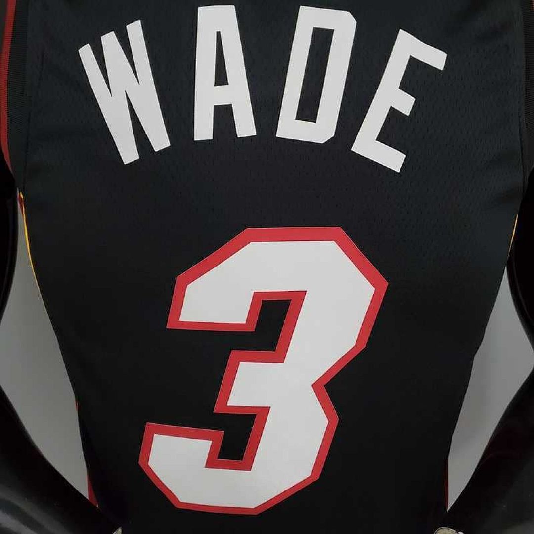 Miami Heat WADE#3 Black 9
