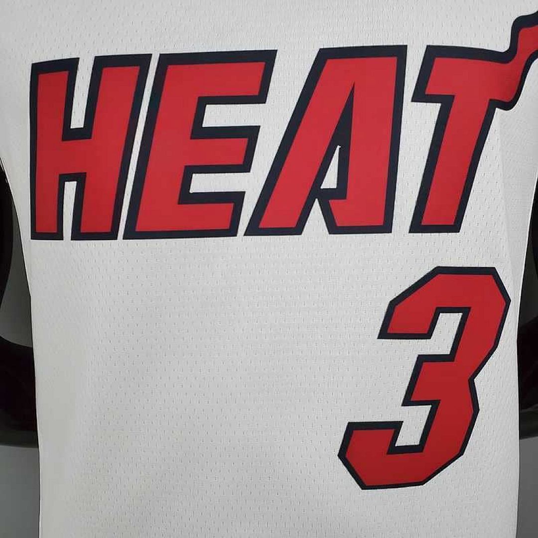 Miami Heat WADE#3 white 5
