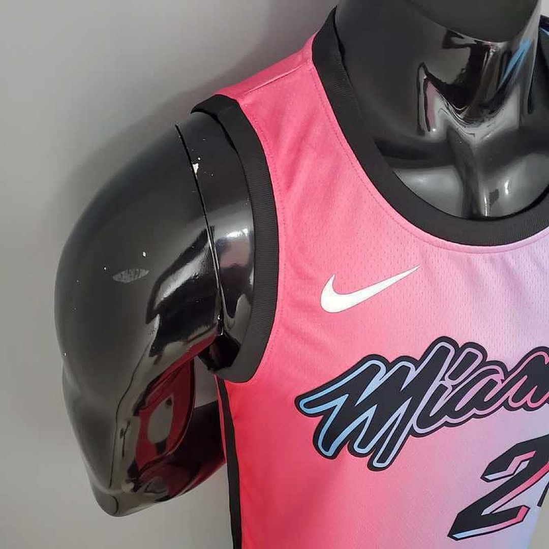 New Miami Heat IGUODALA#28 City Edition Pink Blue Gradient Color1684436191000 9