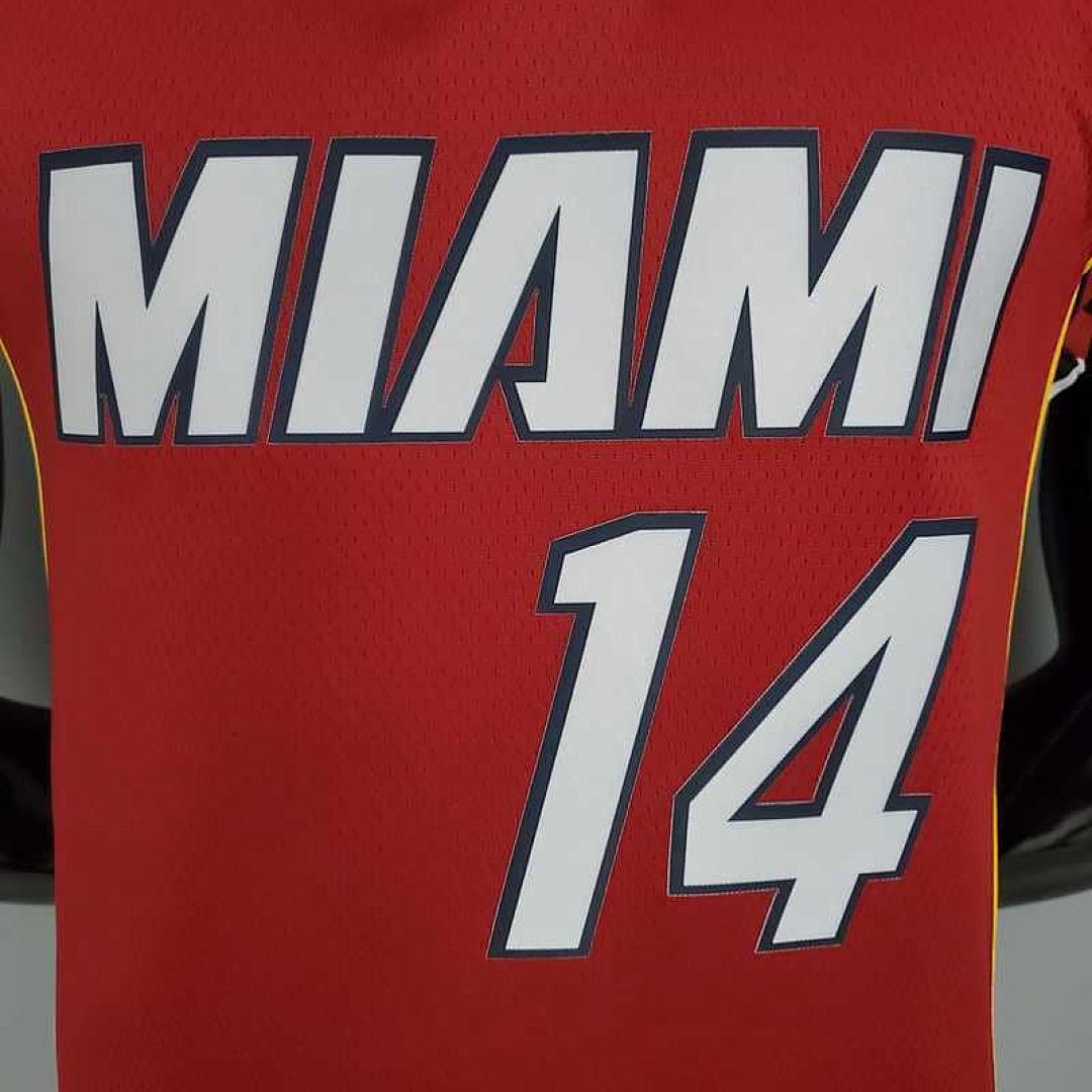 New Miami Heat Jordan HERRO#14 Burgundy 6