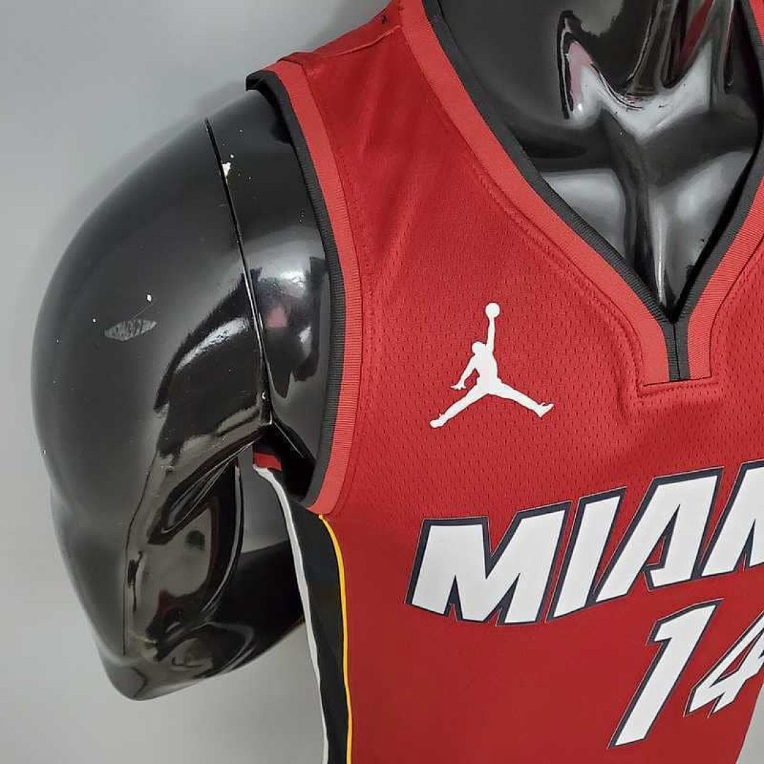 New Miami Heat Jordan HERRO#14 Burgundy 7