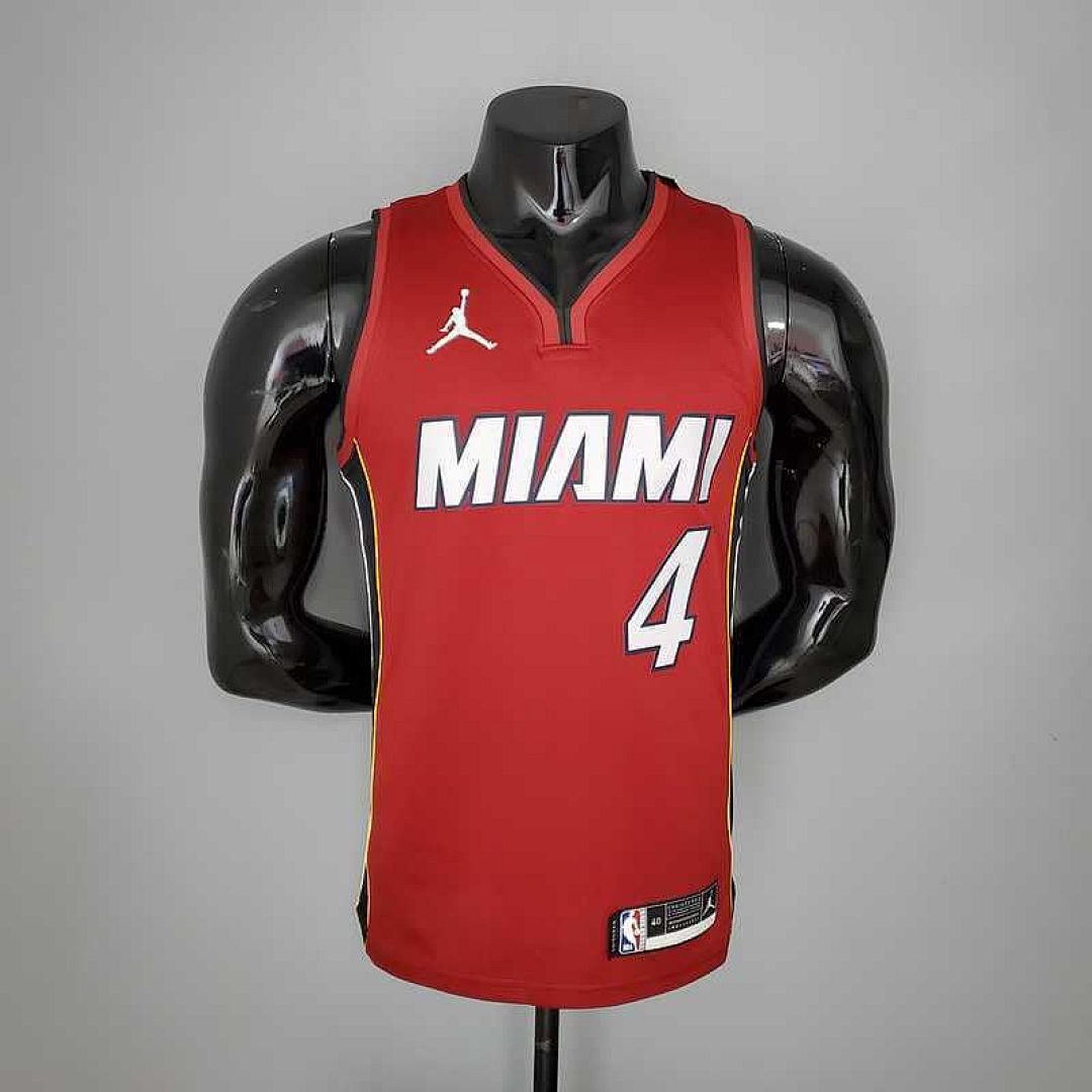 New Miami Heat Jordan OLADIPO#4 Burgundy