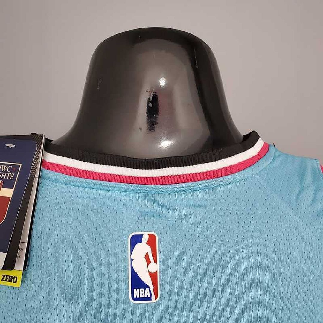 OLADIPO#4 Miami Heat V-neck blue 2