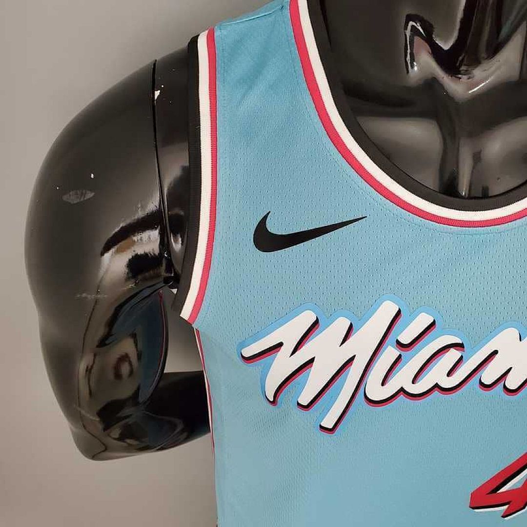 OLADIPO#4 Miami Heat V-neck blue 5