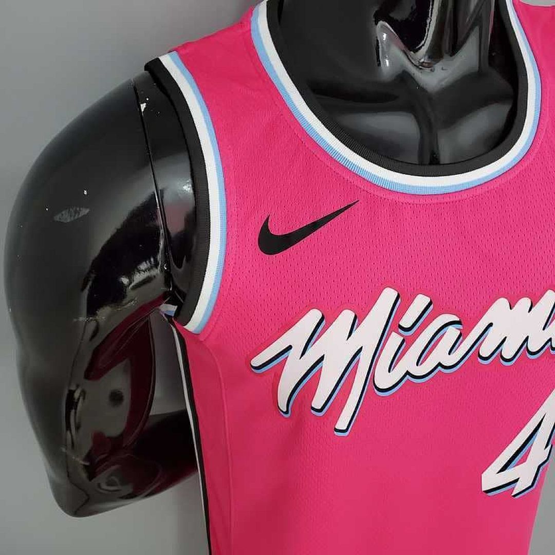 OLADIPO#4 Miami Heat V-neck pink 5