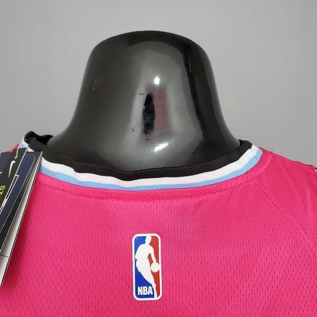 OLADIPO#4 Miami Heat V-neck pink 6