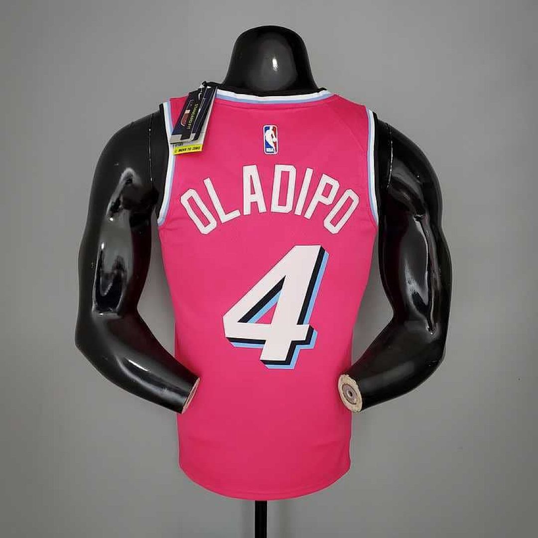 OLADIPO#4 Miami Heat V-neck pink 8