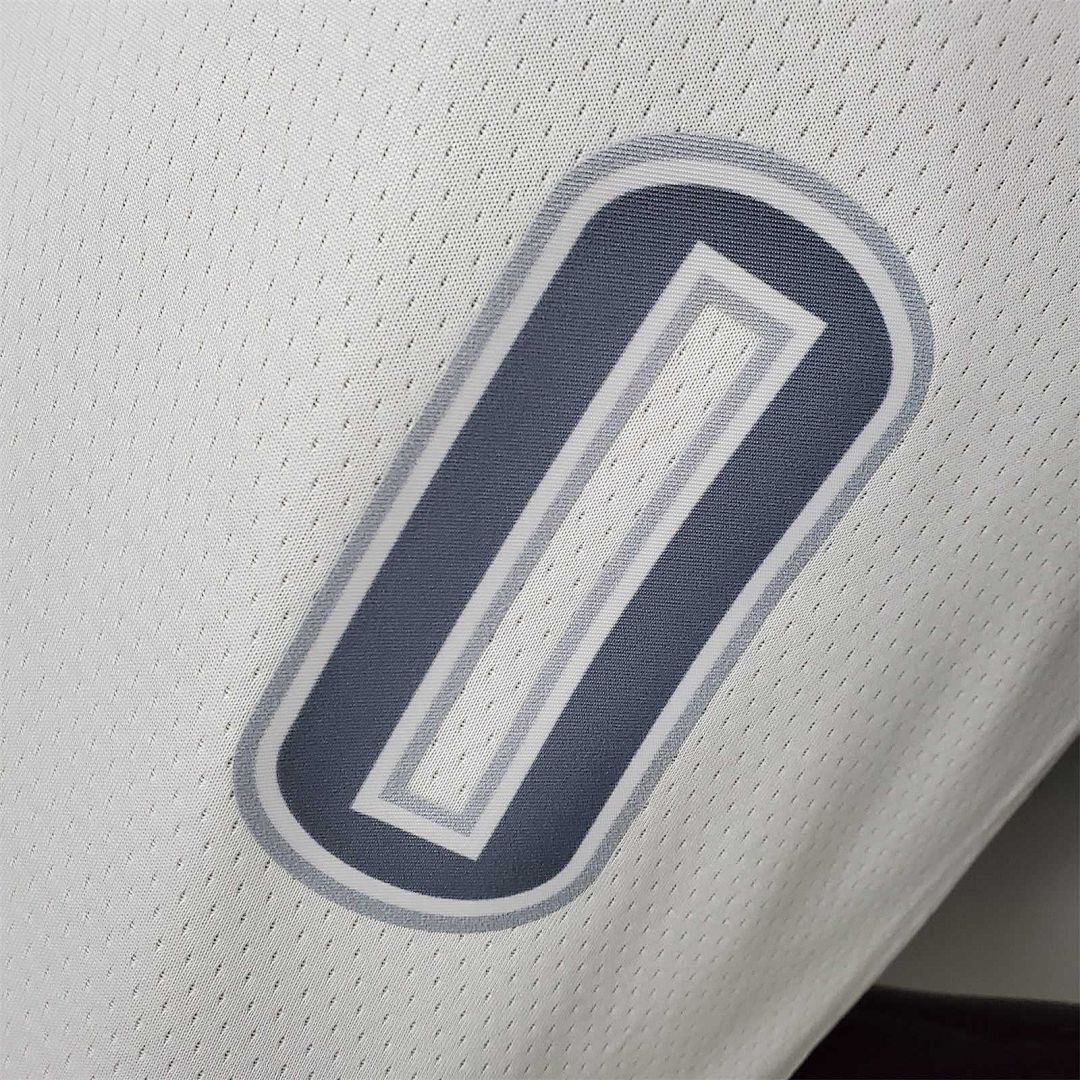 75th Anniversary 2202 Season Oklahoma City Thunder WESTBROOK#0 City Edition White NBA Jersey 6