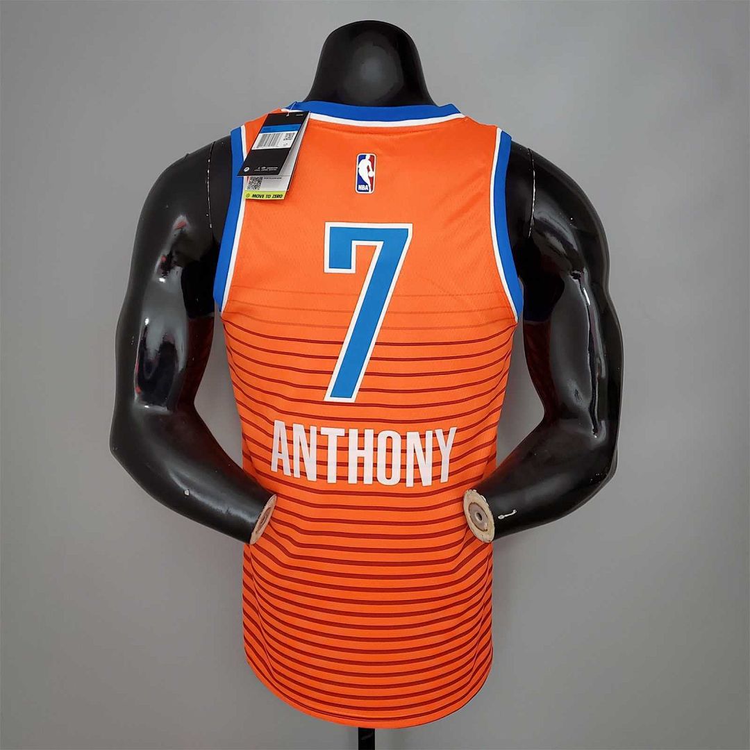 ANTHONY#7 Thunder Jordan Orange 9