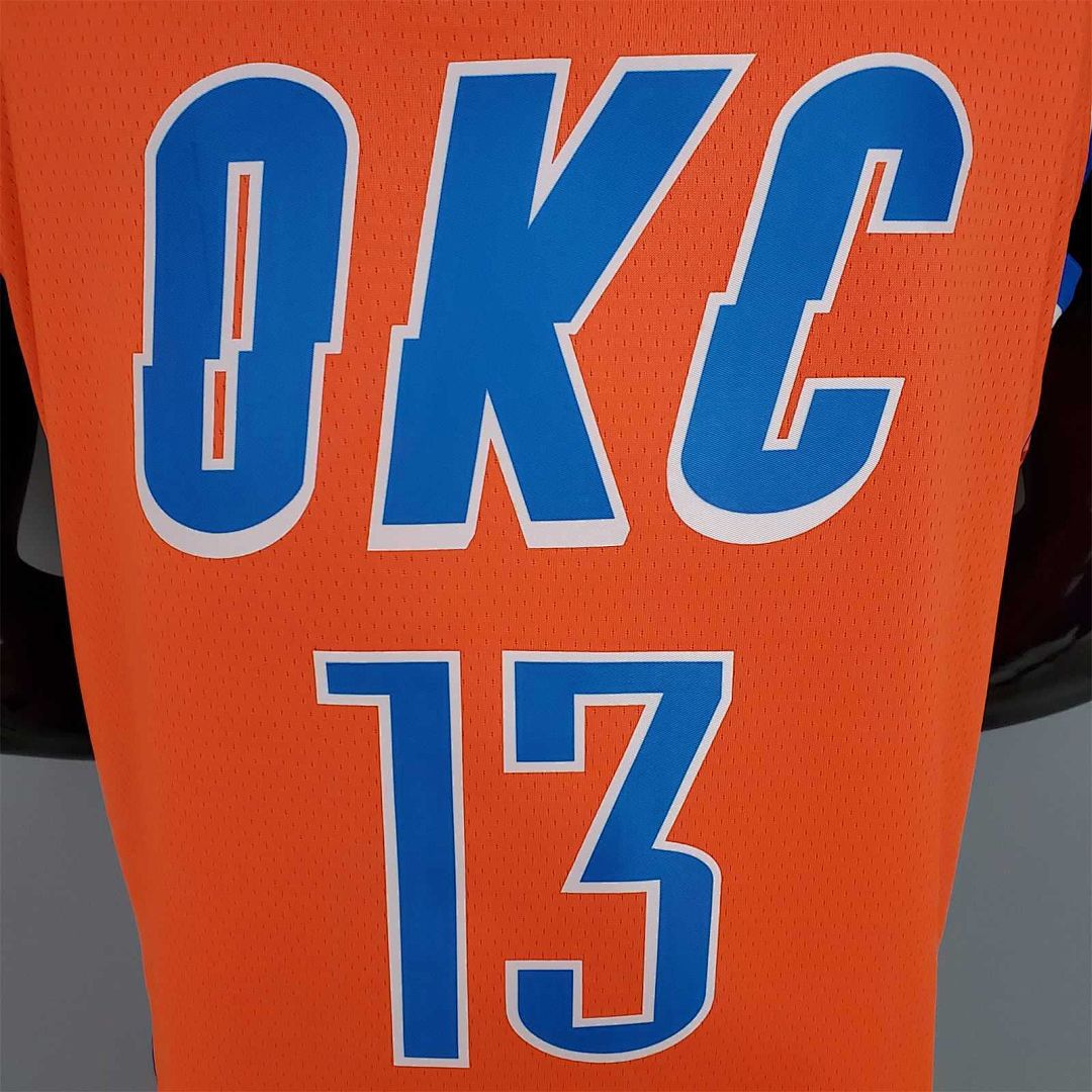 GEORGE#13 Thunder Jordan Orange 6