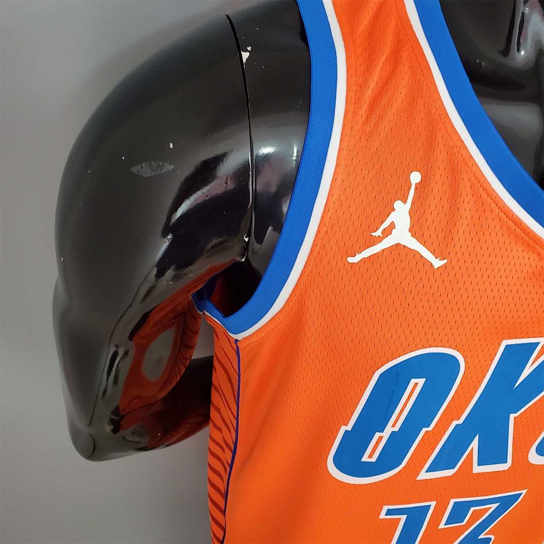 GEORGE#13 Thunder Jordan Orange 7