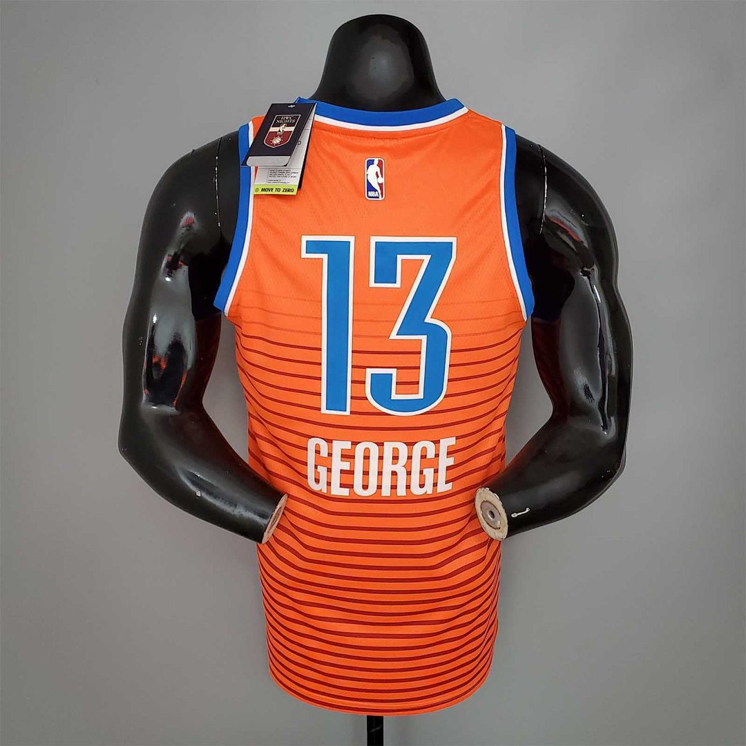 GEORGE#13 Thunder Jordan Orange 9