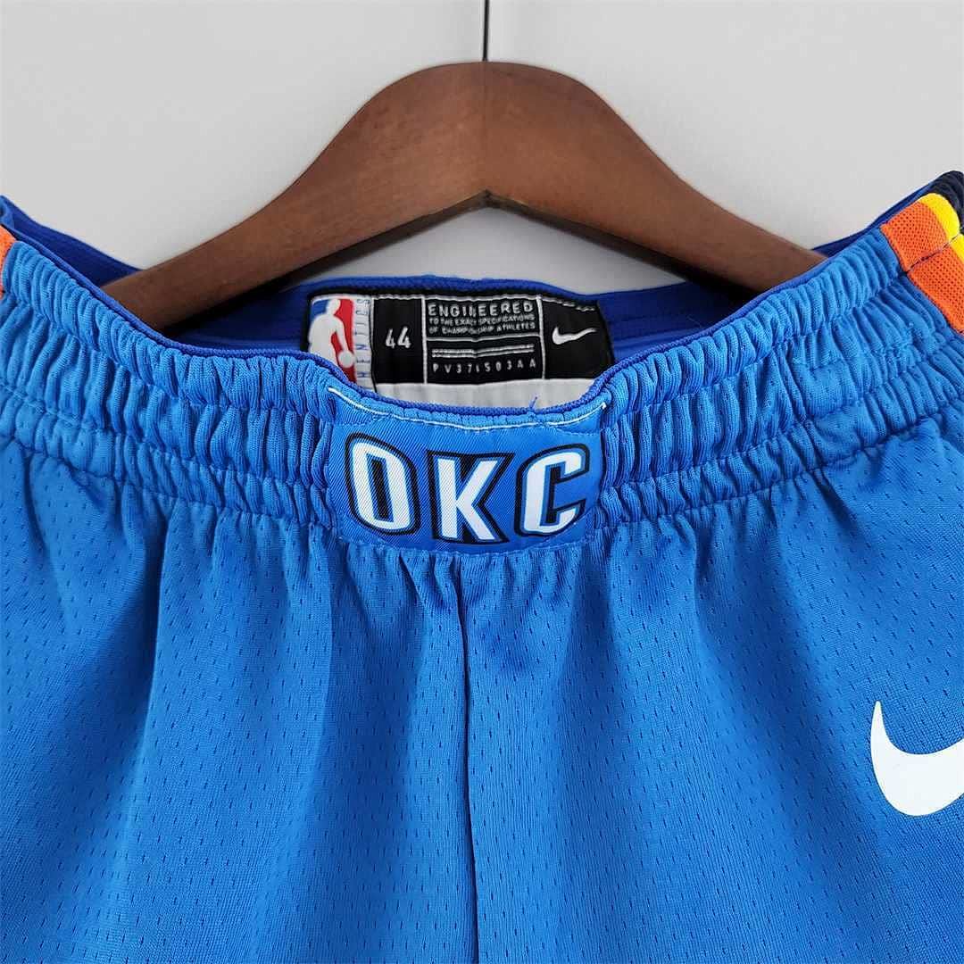 Oklahoma City Thunder NBA Shorts Blue 2