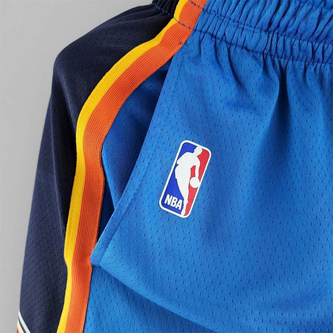 Oklahoma City Thunder NBA Shorts Blue 3