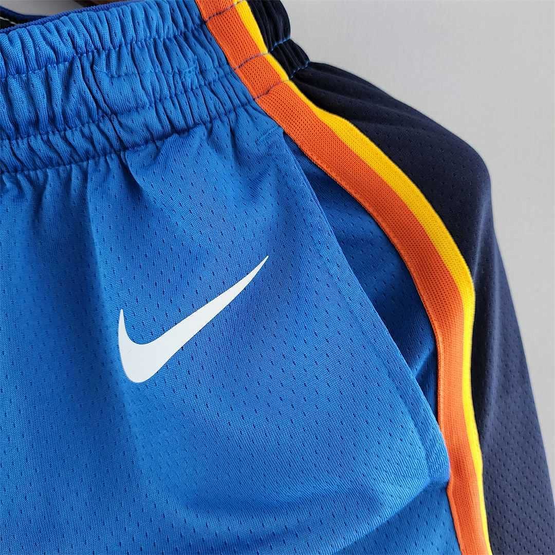 Oklahoma City Thunder NBA Shorts Blue 4