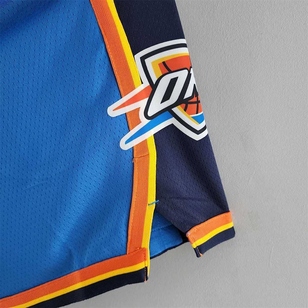Oklahoma City Thunder NBA Shorts Blue 6