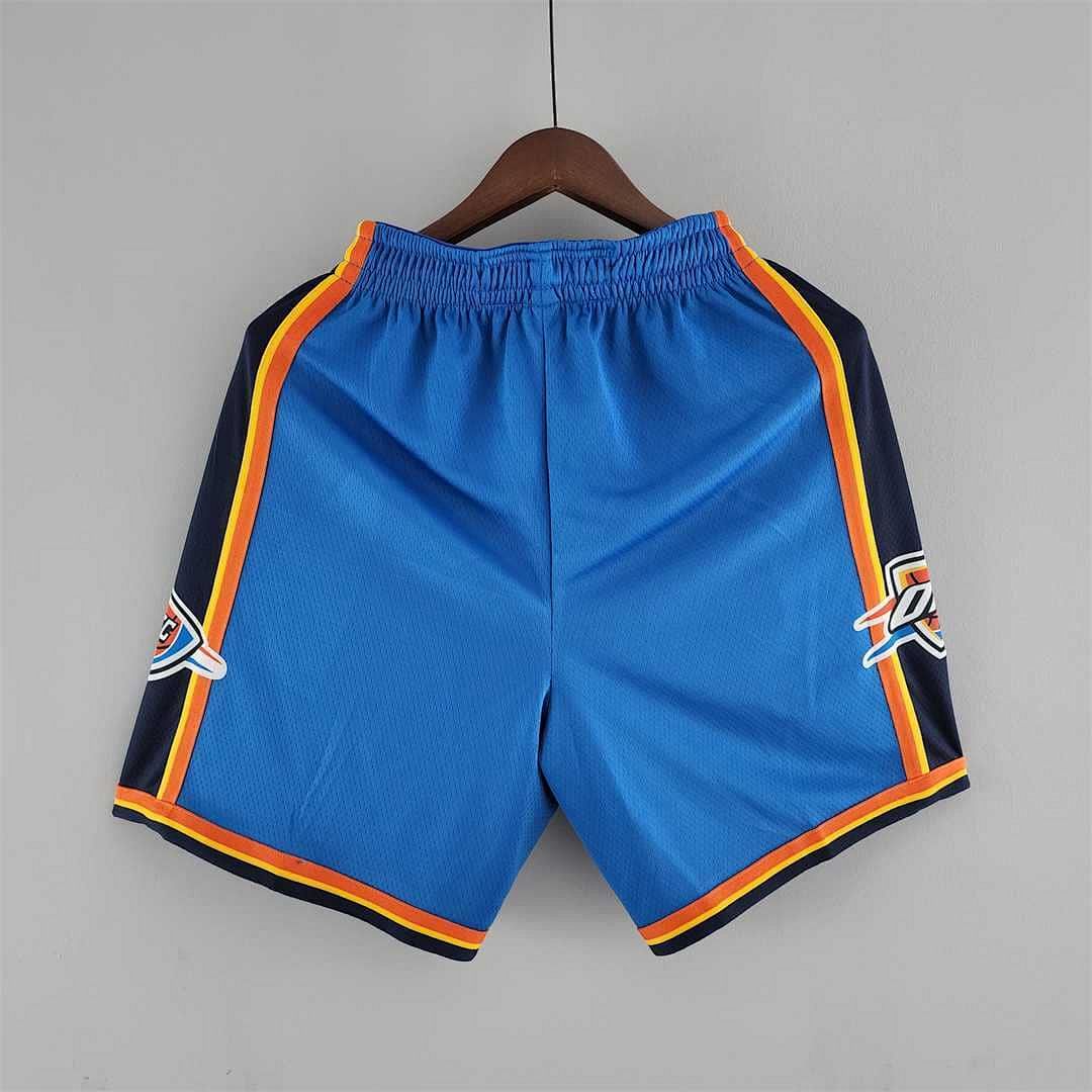 Oklahoma City Thunder NBA Shorts Blue 8