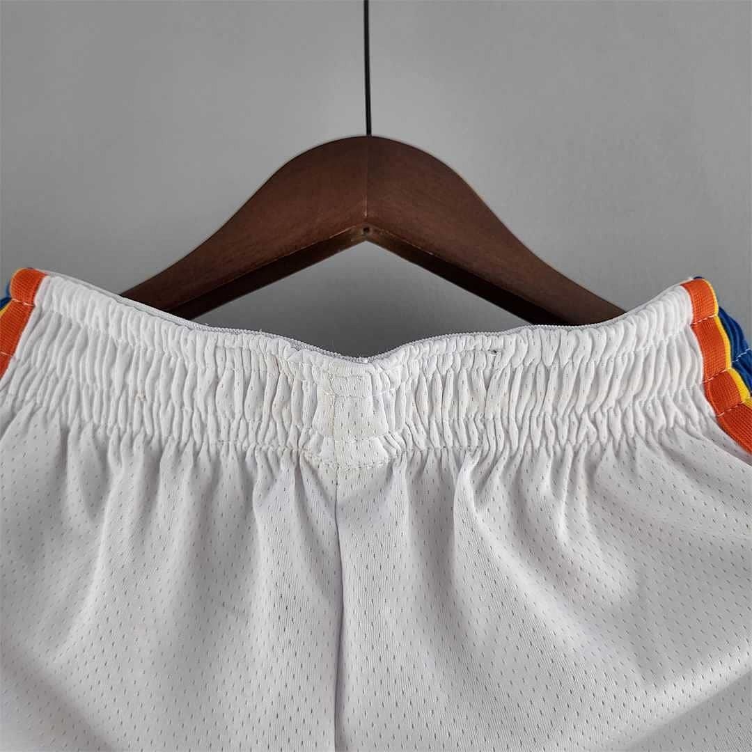 Oklahoma City Thunder NBA Shorts White 9