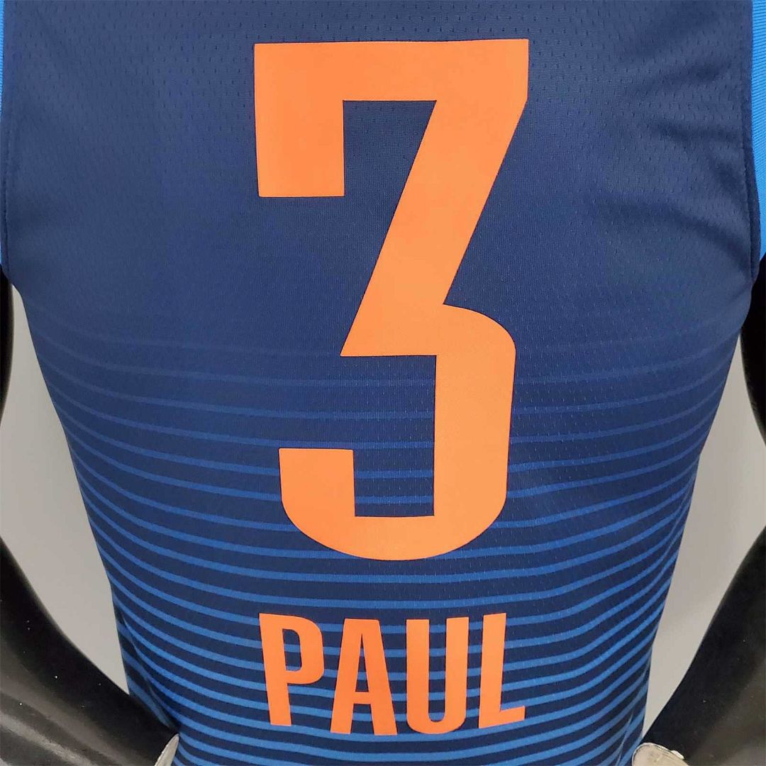 PAUL#3 Thunder Blue Stripes 6
