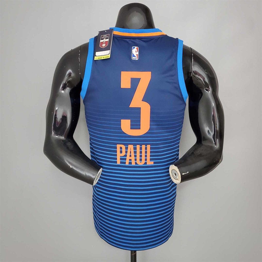 PAUL#3 Thunder Blue Stripes 7