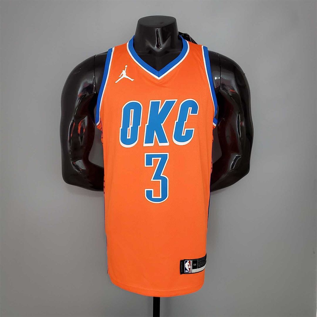 PAUL#3 Thunder Jordan naranja