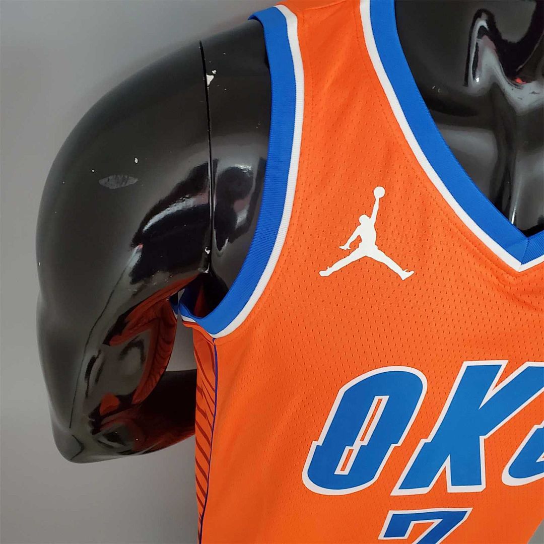 PAUL#3 Thunder Jordan naranja 9