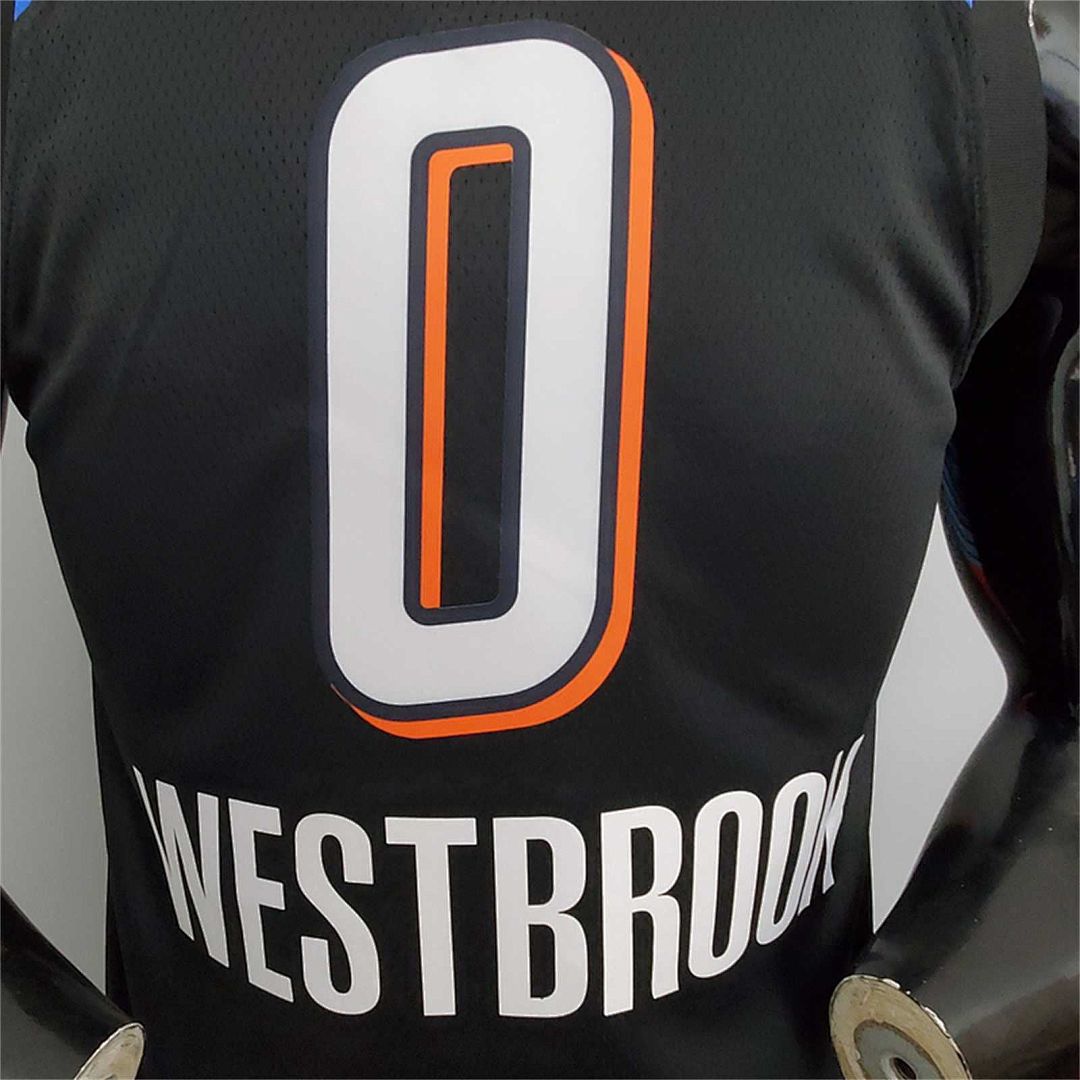 Thunder Westbrook #0 City Edition Black 3