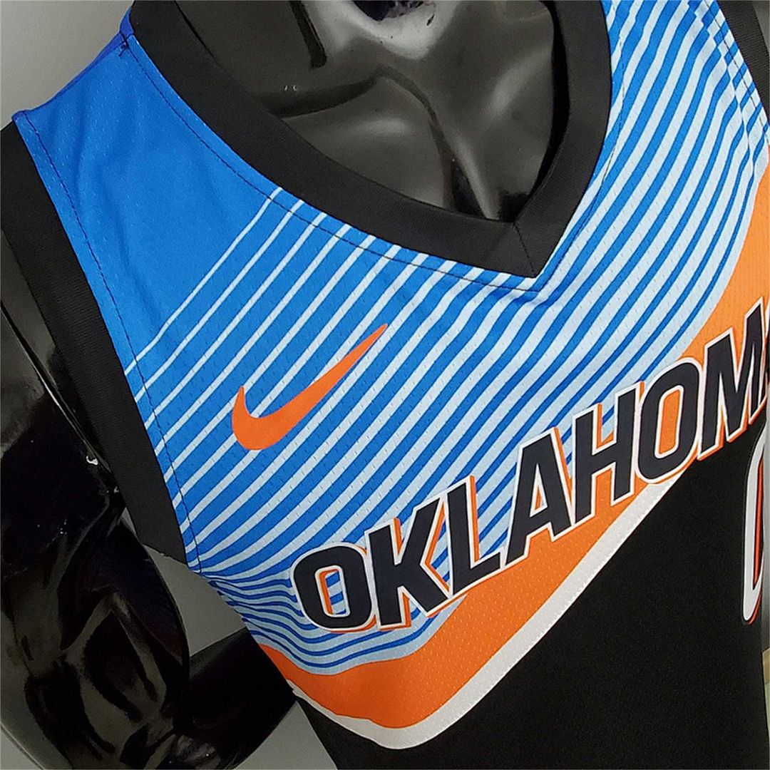 Thunder Westbrook #0 City Edition Black 7