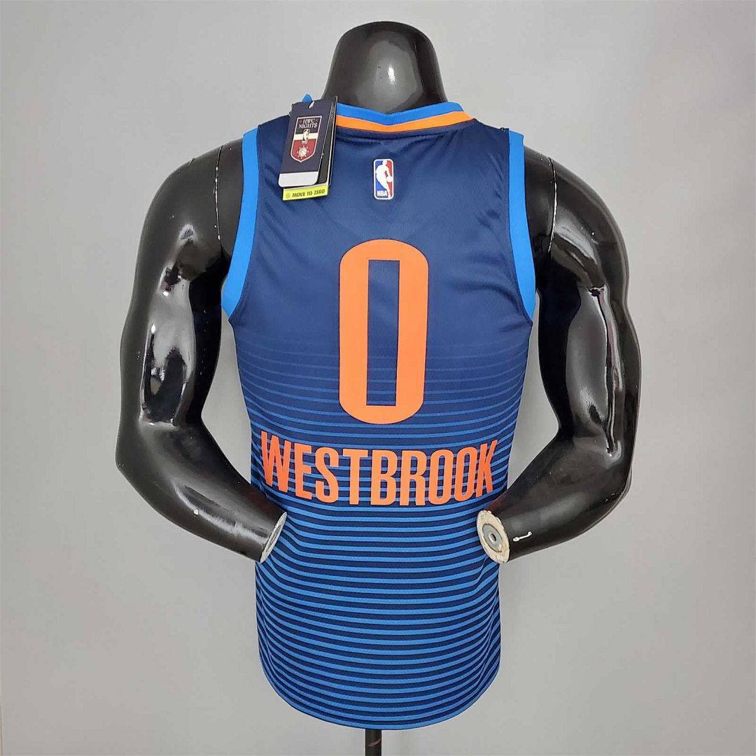 WESTBROOK#0 Thunder Blue Stripes 9