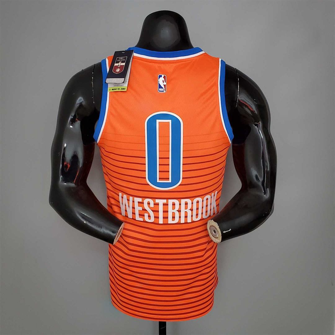 WESTBROOK#0 Thunder Jordan Orange 7