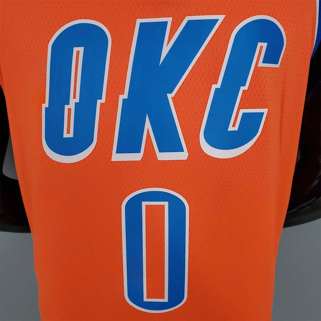 WESTBROOK#0 Thunder Jordan Orange 8