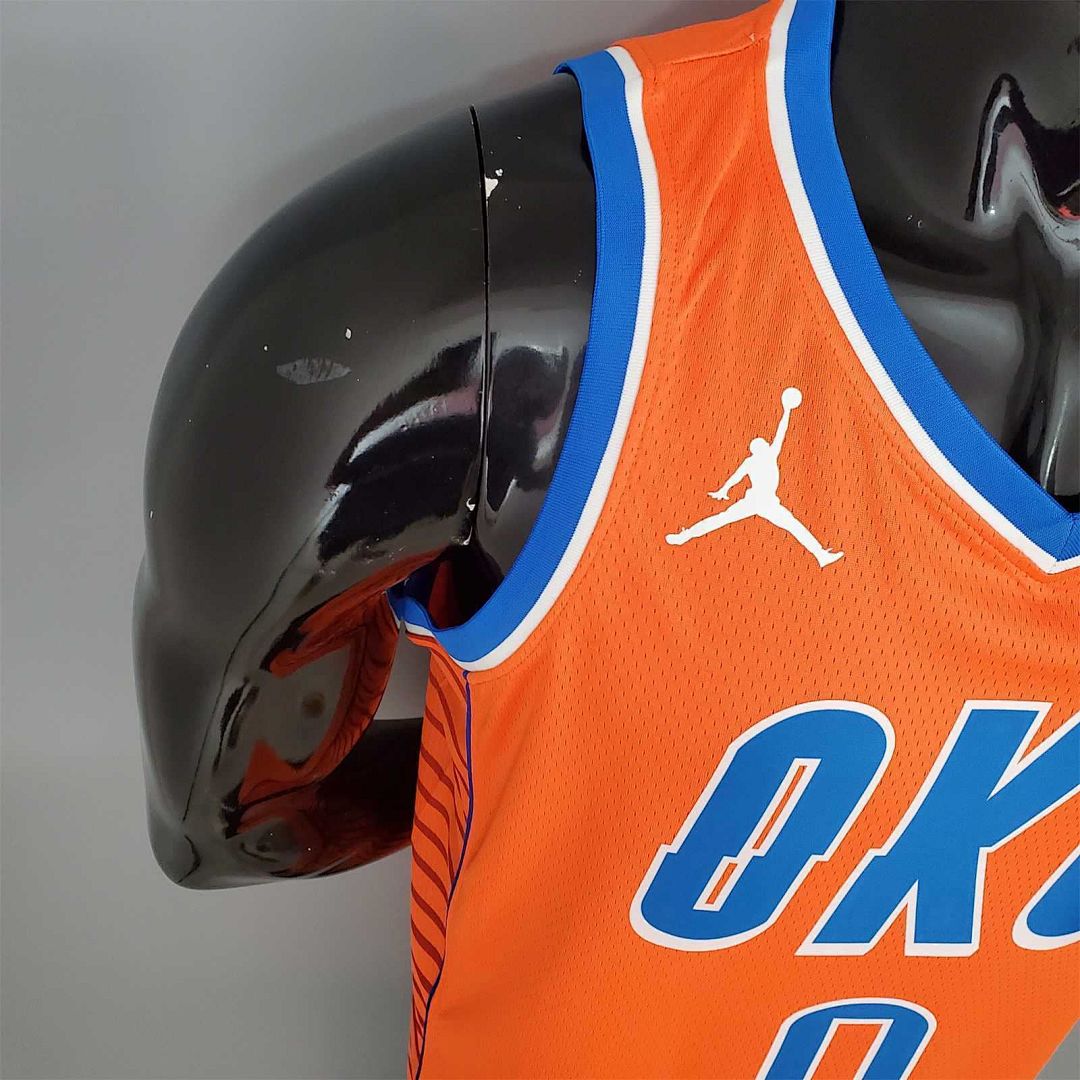 WESTBROOK#0 Thunder Jordan Orange 9