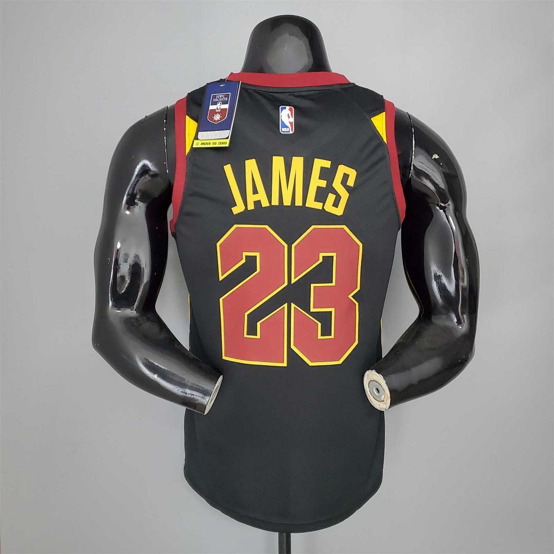 2021 JAMES#23 Cavaliers JORDAN Theme Limited Edition Black 7