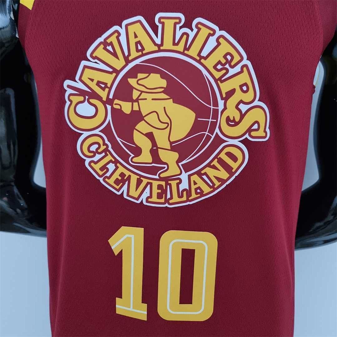 2022 Cleveland Cavaliers GARLAND#10 Urban Edition Red NBA Jersey 3