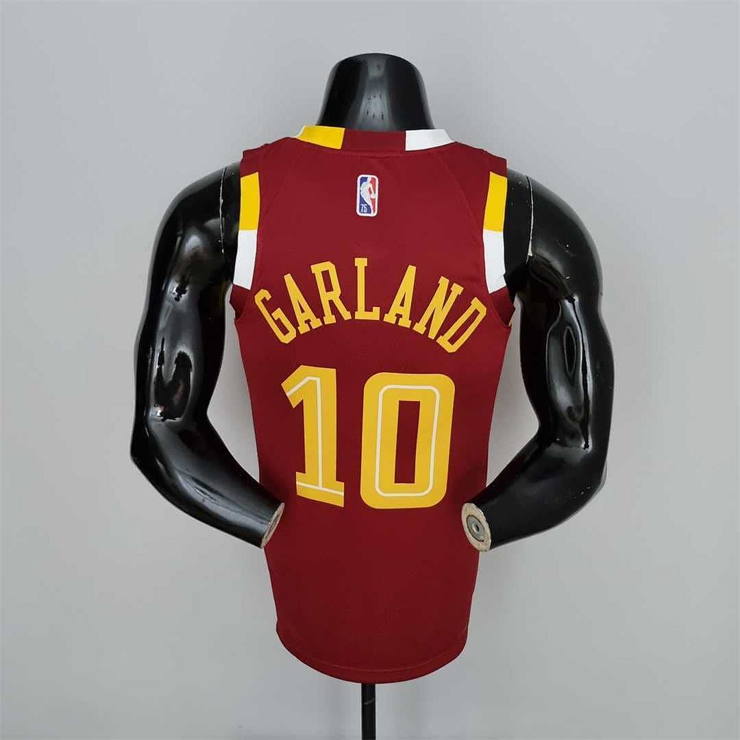 2022 Cleveland Cavaliers GARLAND#10 Urban Edition Red NBA Jersey 7
